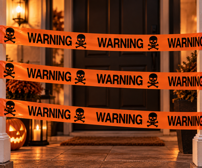 Halloween Warning Tape 6 Pack