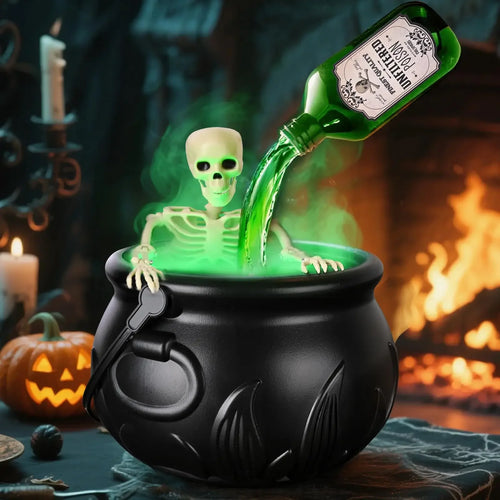 LumiMist Halloween Cauldron 🧙