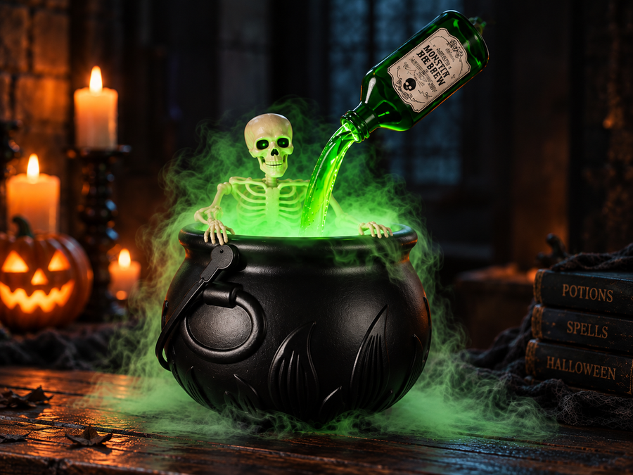 LumiMist Halloween Cauldron