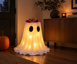 A Halloween Centrepiece That Glows