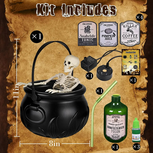 LumiMist Halloween Cauldron 🧙